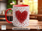 Valentines Heart Glitter Effect Mug - Sipfull of Design