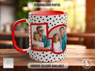 Love Cute Personalised Photo Valentines Coloured Mug - Sipfull of Design