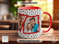 Love Cute Personalised Photo Valentines Coloured Mug - Sipfull of Design