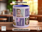 Mum Mothers Day Personalised Photo Purple Design Mug - Sipfull of Design