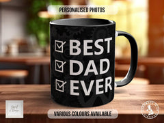Best Dad Ever Personalised Photo Frame Mug | Father's Day Gift