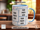Personalised Best Grandpa Ever Photo Mug - coloured with your photos - Ideal Mothers Day Gift
