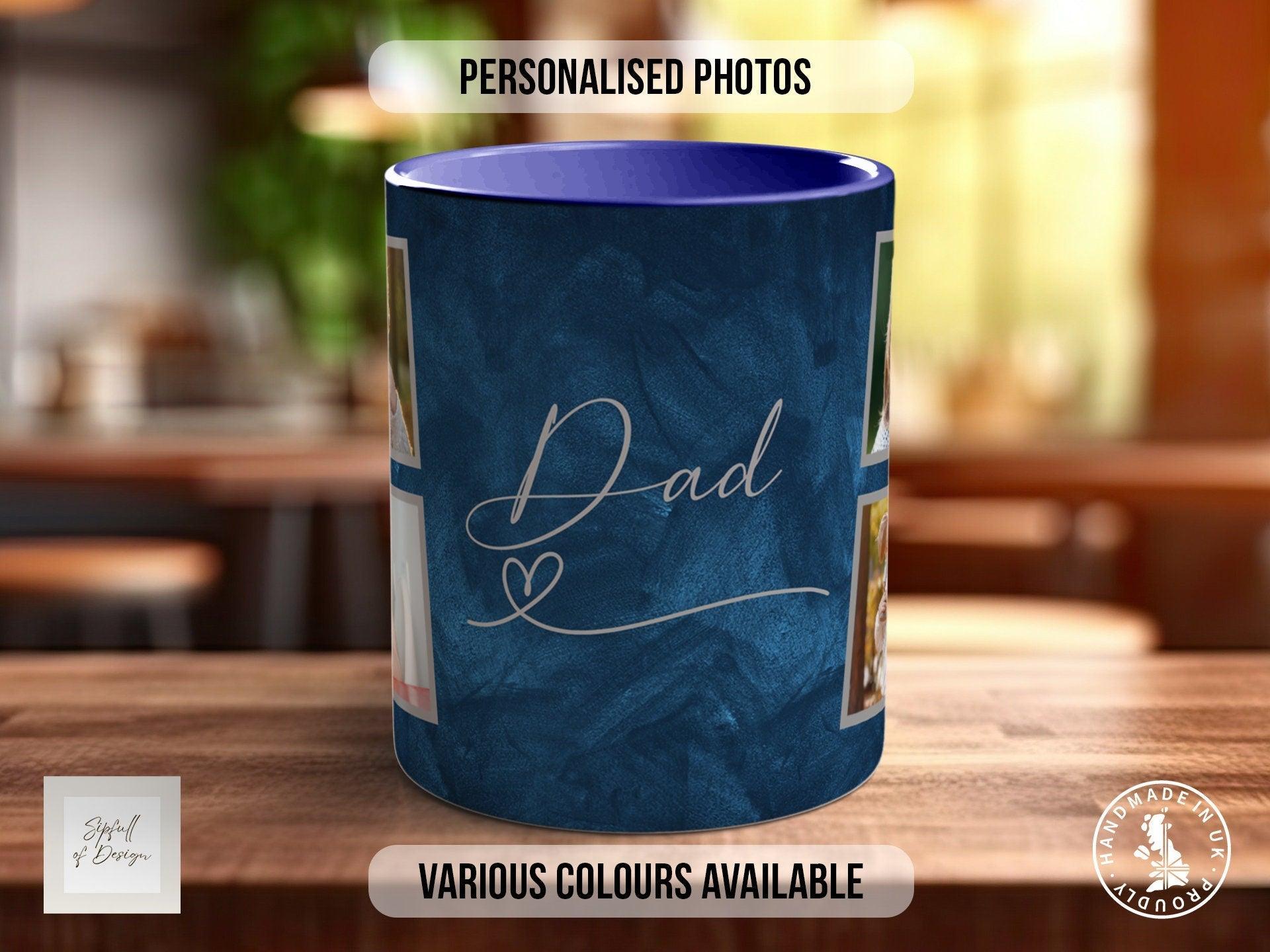 Dad Photo Frame Personalised Photo Mug - Sipfull of Design