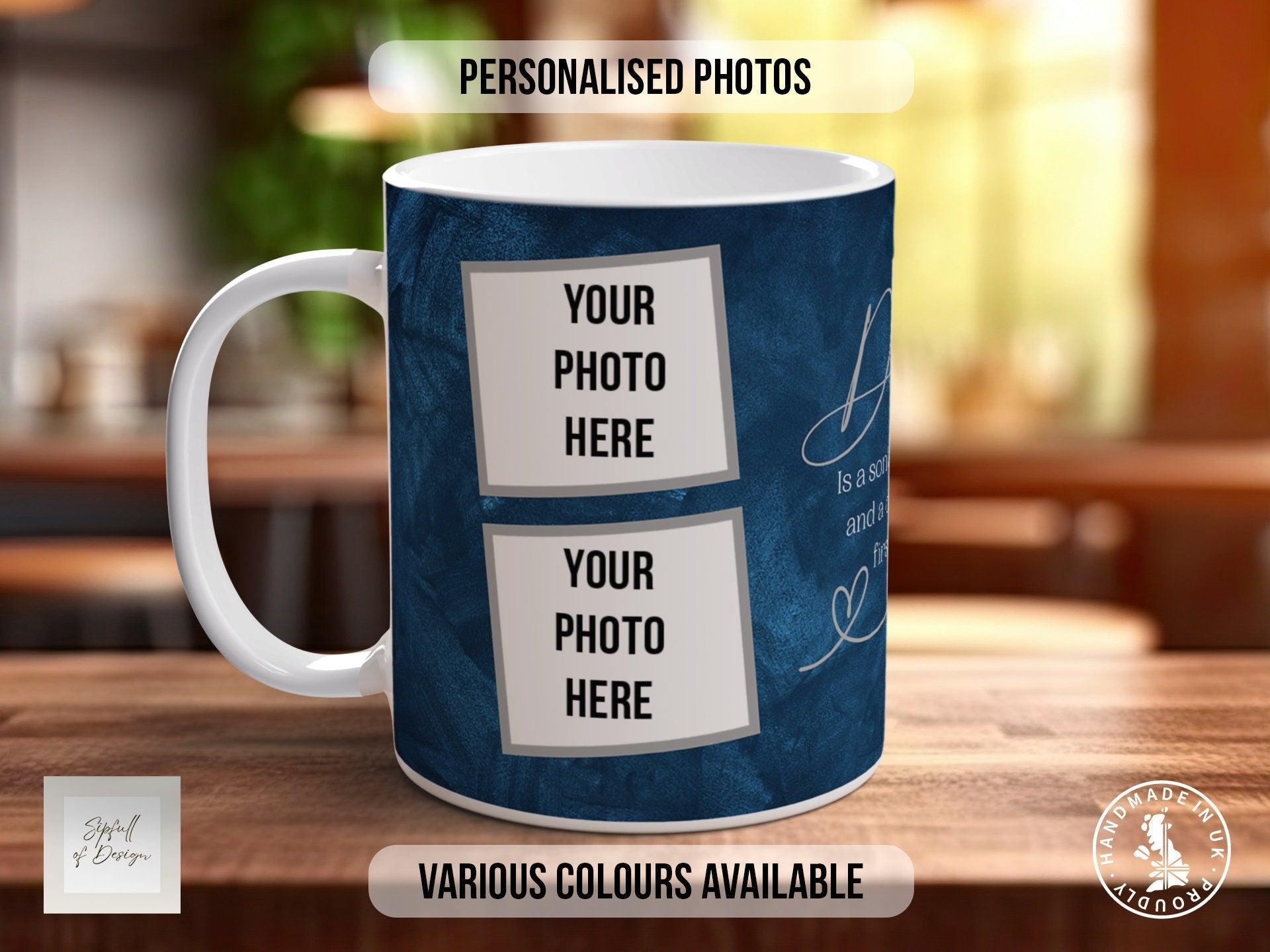 Dad Photo Frame Personalised Photo Mug - Sipfull of Design