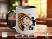 Dad The Man The Legend The Myth The King Mug - coloured - Sipfull of Design