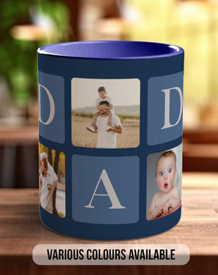 Father’s Day Photo Grid Mug - Sipfull of Design