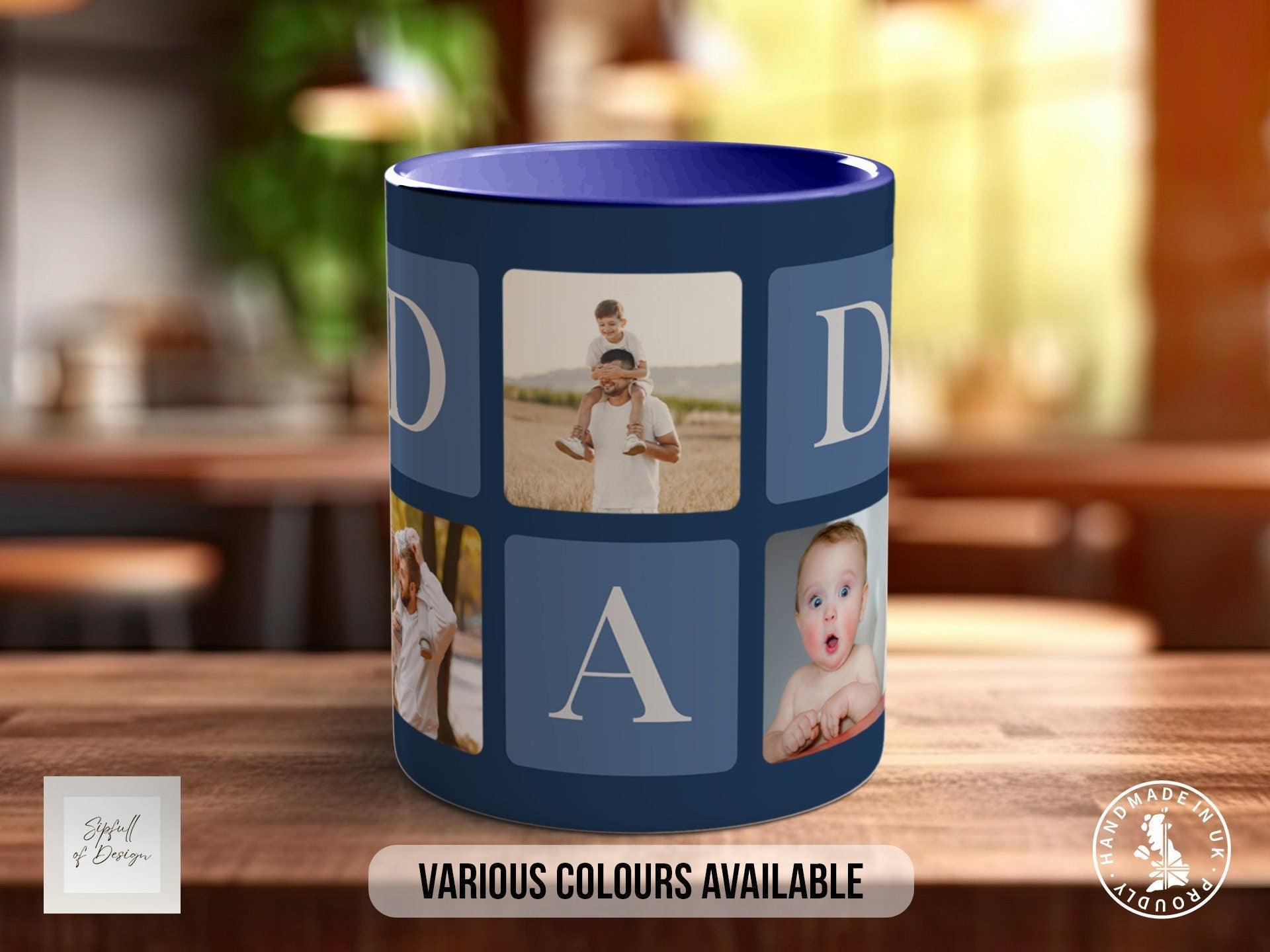 Father’s Day Photo Grid Mug - Sipfull of Design