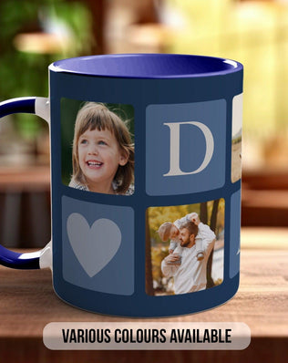 Father’s Day Photo Grid Mug - Sipfull of Design