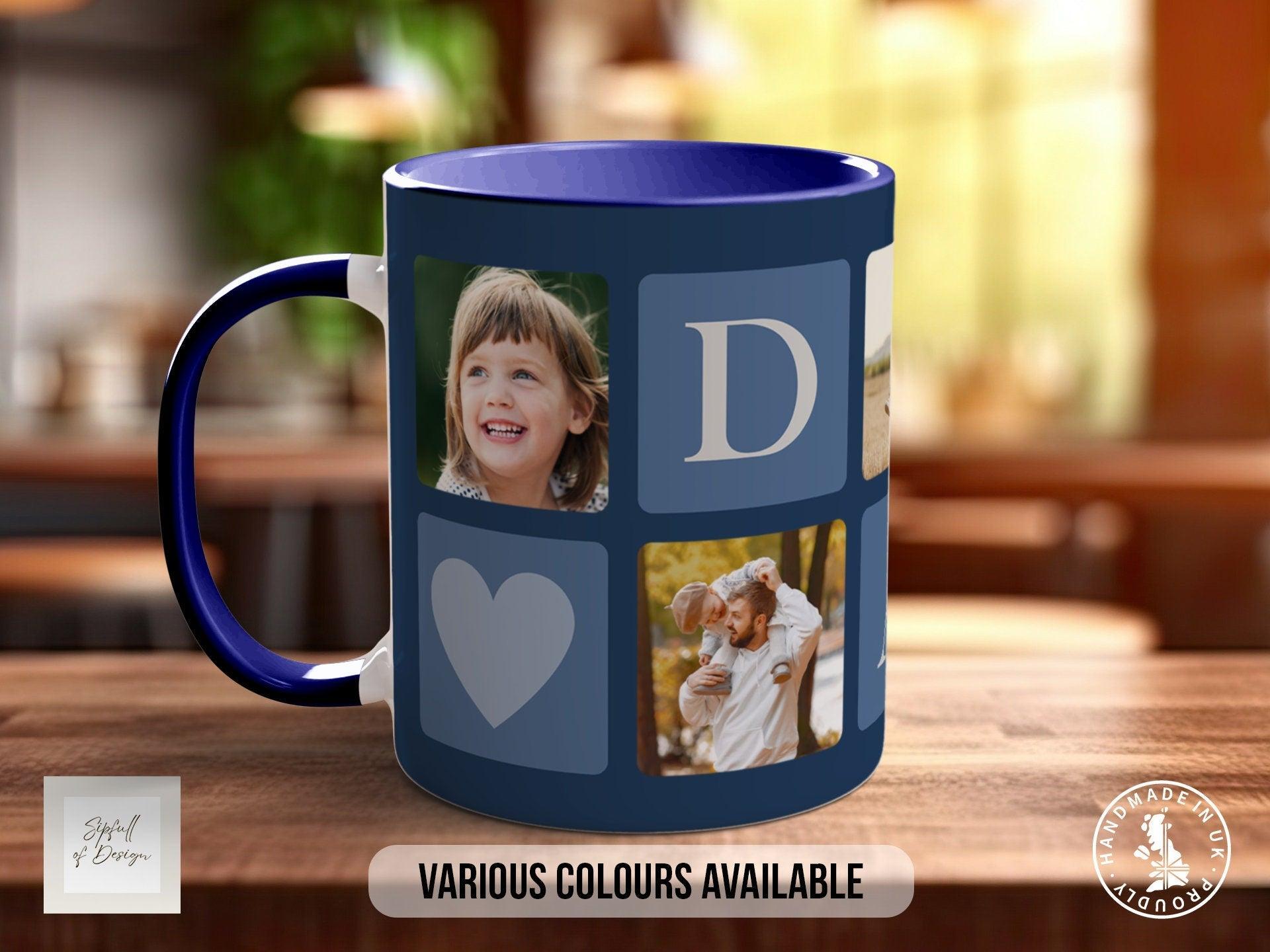 Father’s Day Photo Grid Mug - Sipfull of Design