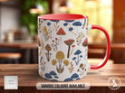 Mushroom Garden Pattern Full Wrap Coloured Art Mug - Design 4 - Sipfull of Design