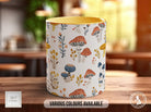 Mushroom Garden Pattern Full Wrap Coloured Art Mug - Design 5 - Sipfull of Design