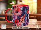 Birth Month Flowers Mug - August Gladiolus and Poppy - - Sipfull of Design