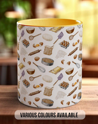 Baking Pattern Mug – Design K (Full Wrap) - Sipfull of Design
