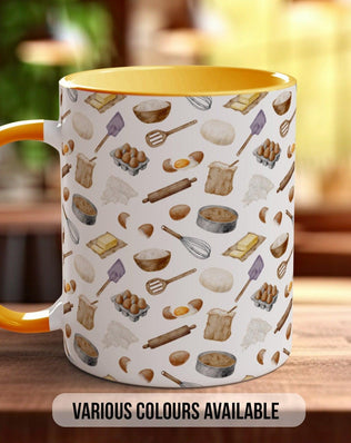 Baking Pattern Mug – Design K (Full Wrap) - Sipfull of Design