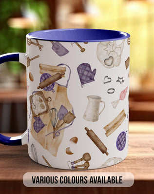 Baking Pattern Mug – Design H (Full Wrap) - Sipfull of Design