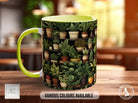 House Plants Full Wrap Art Mug - Design 11 - Coloured 11oz, Bone China 10oz and 15oz and Latte 12oz options - Sipfull of Design