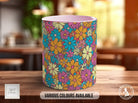 Coloured Groovy Flowers Full Wrap Art Mug - Design 1 - Sipfull of Design