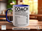 Coach Nutritional Facts Mug - Sipfull of Design