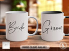 Bride & Groom Wedding Coloured Mug - Sipfull of Design