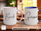 Bride & Groom Wedding Coloured Mug - Sipfull of Design