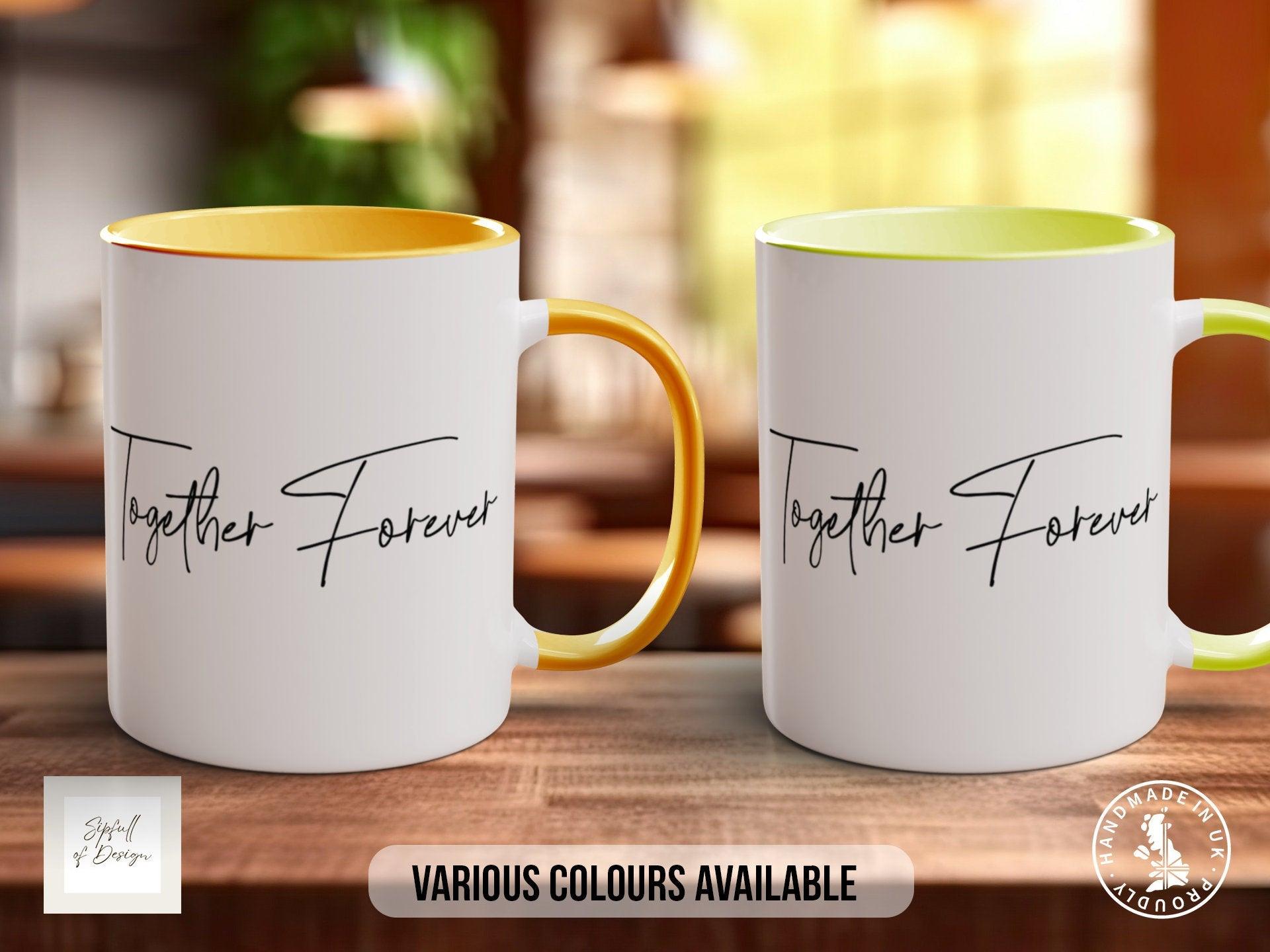 Forever Together Wedding Coloured Mug - Sipfull of Design