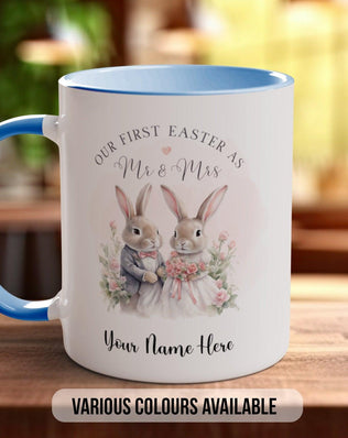First Easter As Mr & Mrs Bunny Personalised Mug - Sipfull of Design