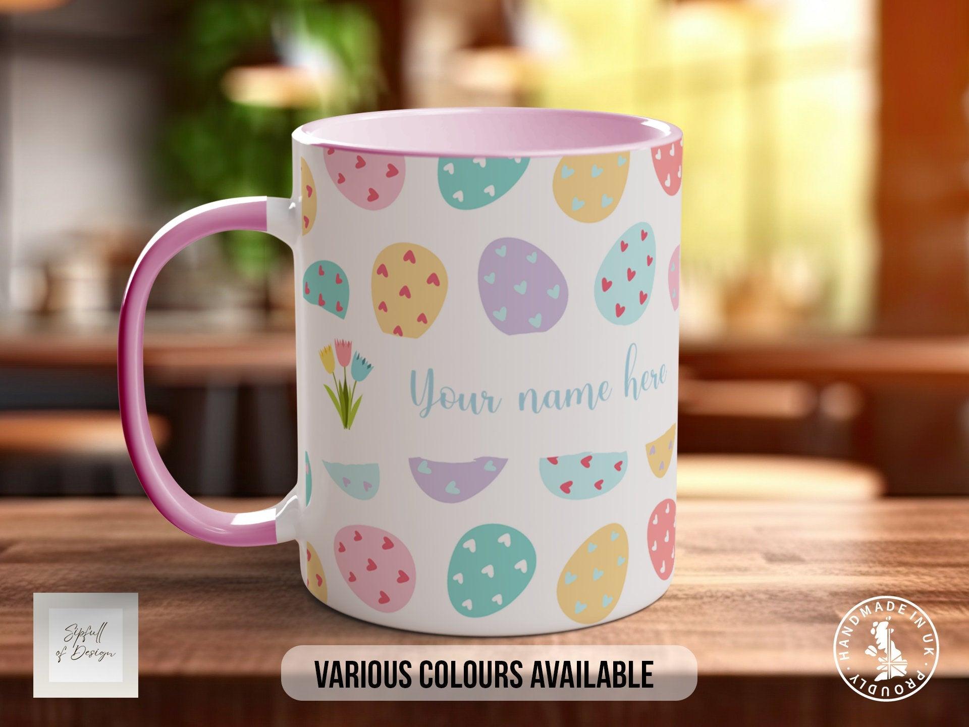 Easter Eggs Pastels Personalised Mug - Sipfull of Design