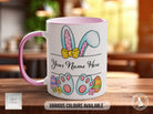 Easter Bunny Pink Name Personalised Mug - Sipfull of Design