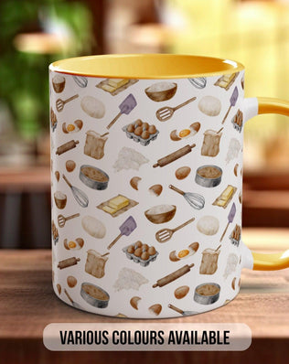 Baking Pattern Mug – Design K (Full Wrap) - Sipfull of Design