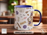 Baking Pattern Mug – Design H (Full Wrap) - Sipfull of Design