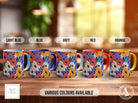 Birth Month Flowers Mug - February Violet and Primrose - - Sipfull of Design