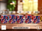 Birth Month Flowers Mug - August Gladiolus and Poppy - - Sipfull of Design