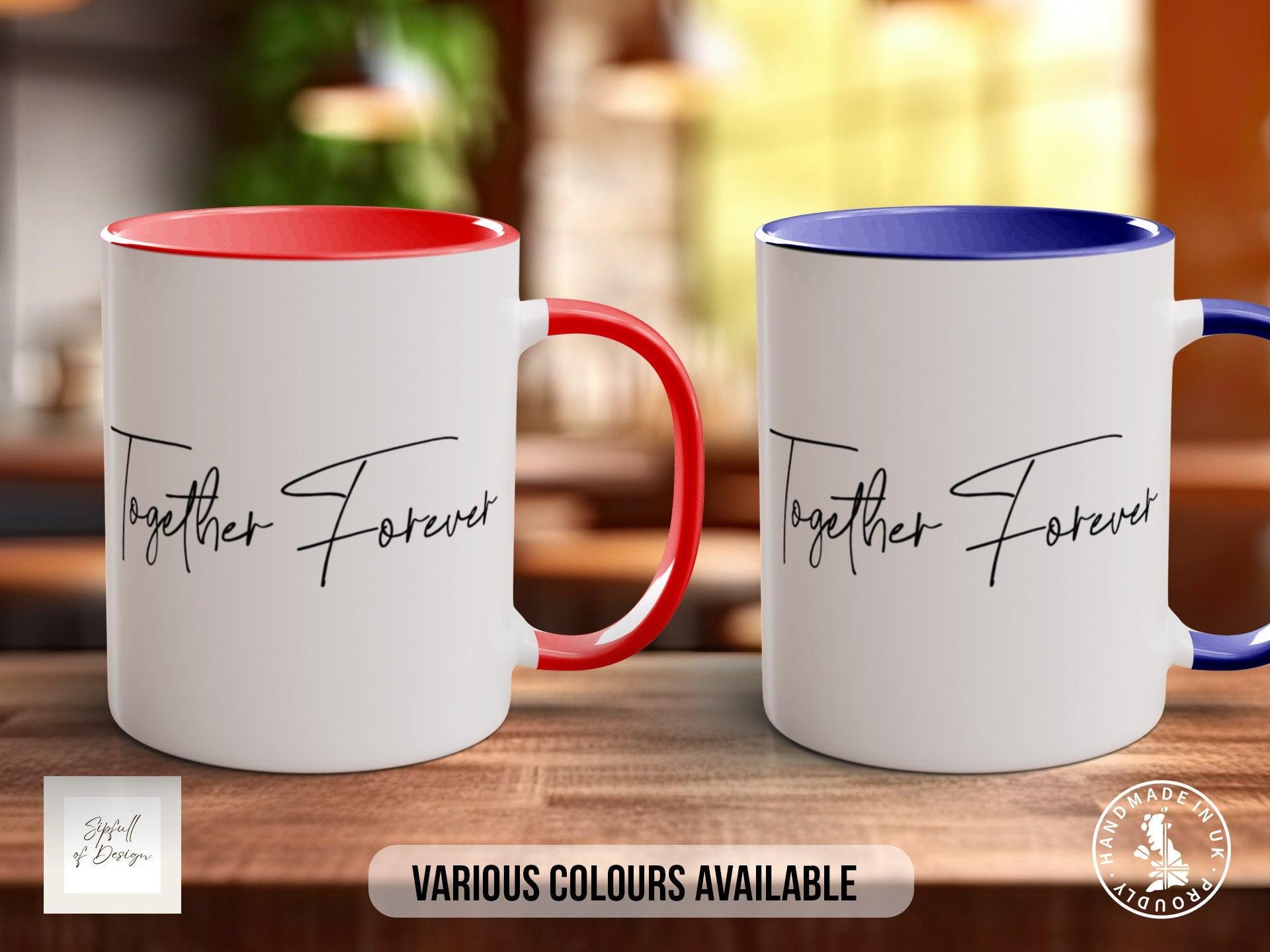 Forever Together Wedding Coloured Mug - Sipfull of Design