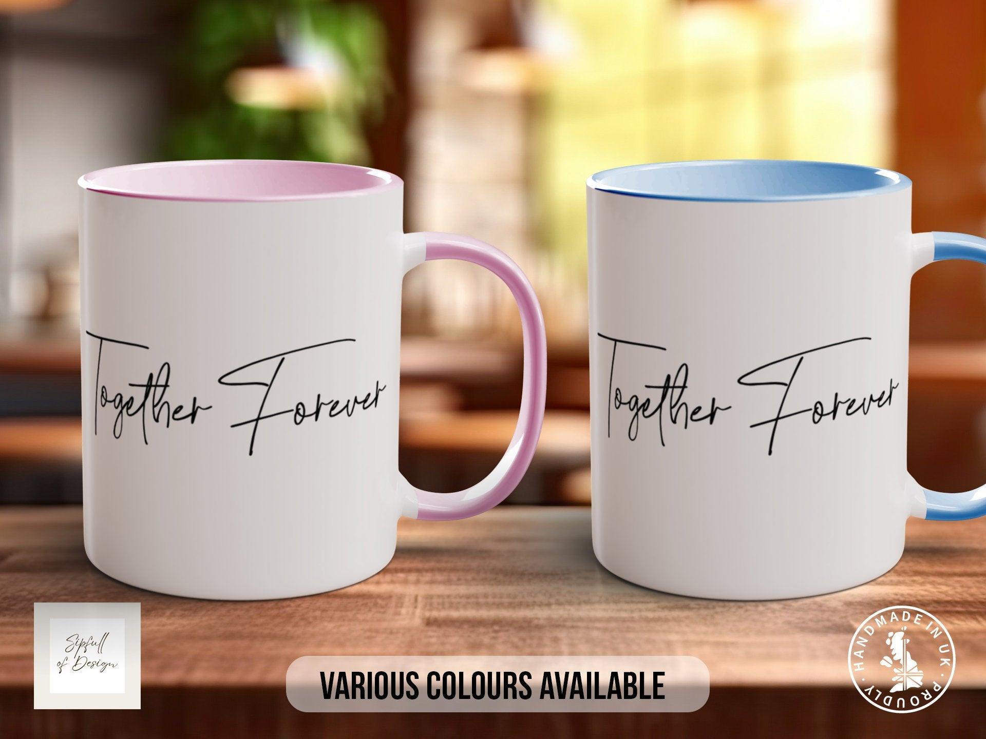 Forever Together Wedding Coloured Mug - Sipfull of Design