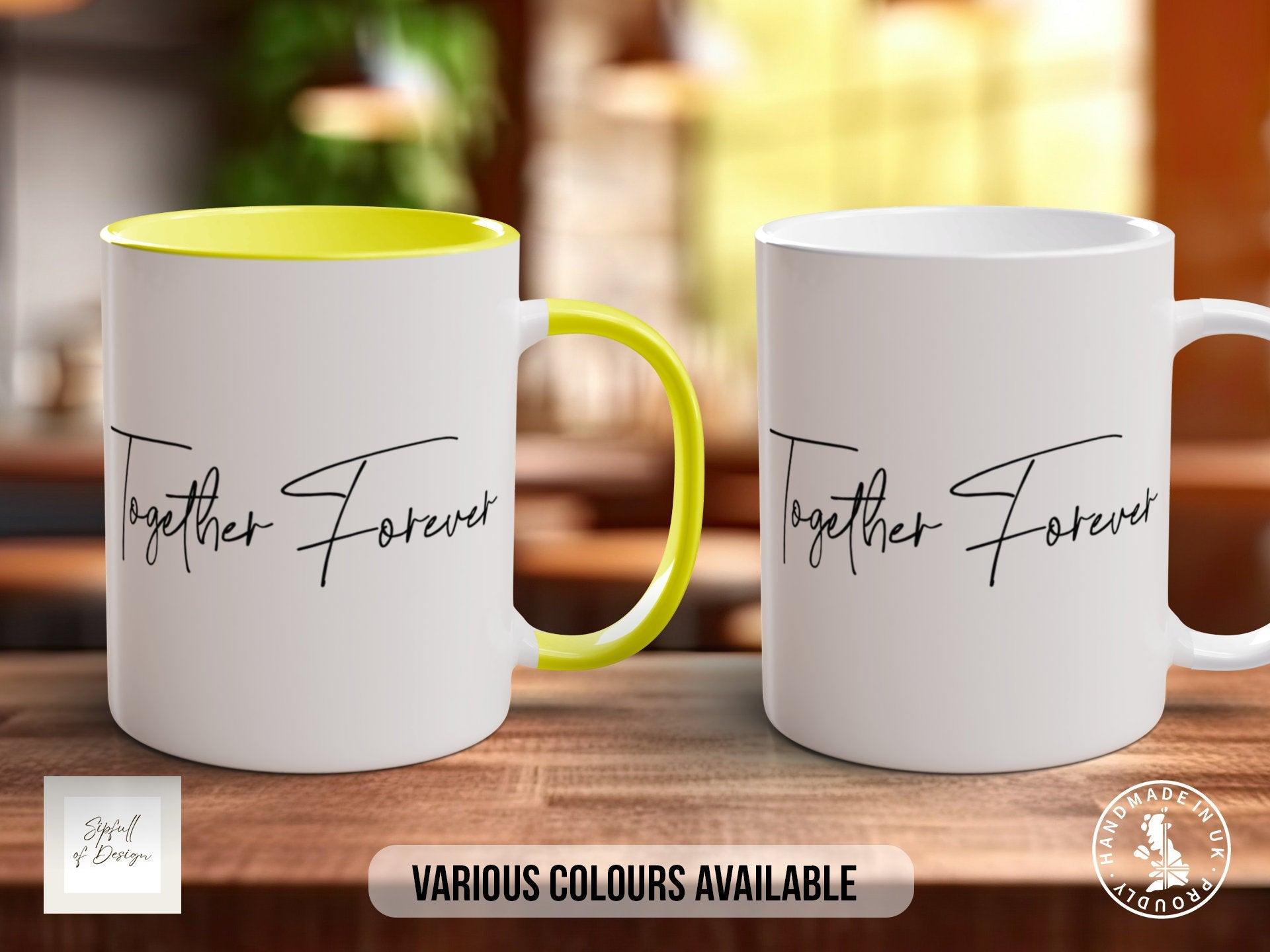 Forever Together Wedding Coloured Mug - Sipfull of Design