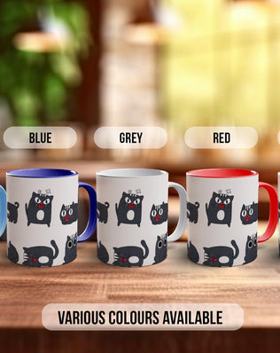 Cute Cat Character Mug - Sipfull of Design