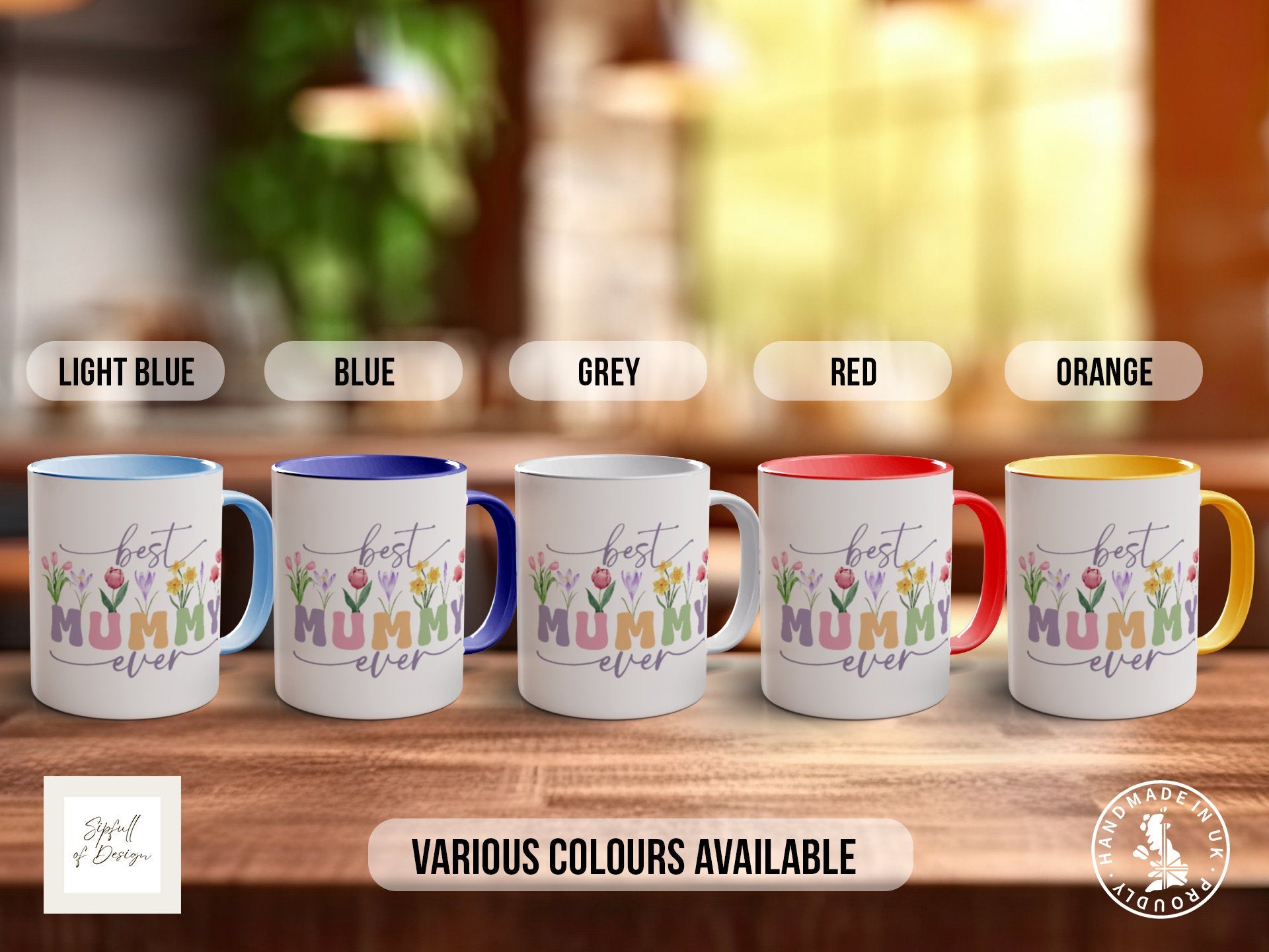 Best Mummy Ever Mothers Day Mug - Ideal Mothers Day Gift - Coloured 11oz, Bone China 10oz and 15oz and Latte 12oz options