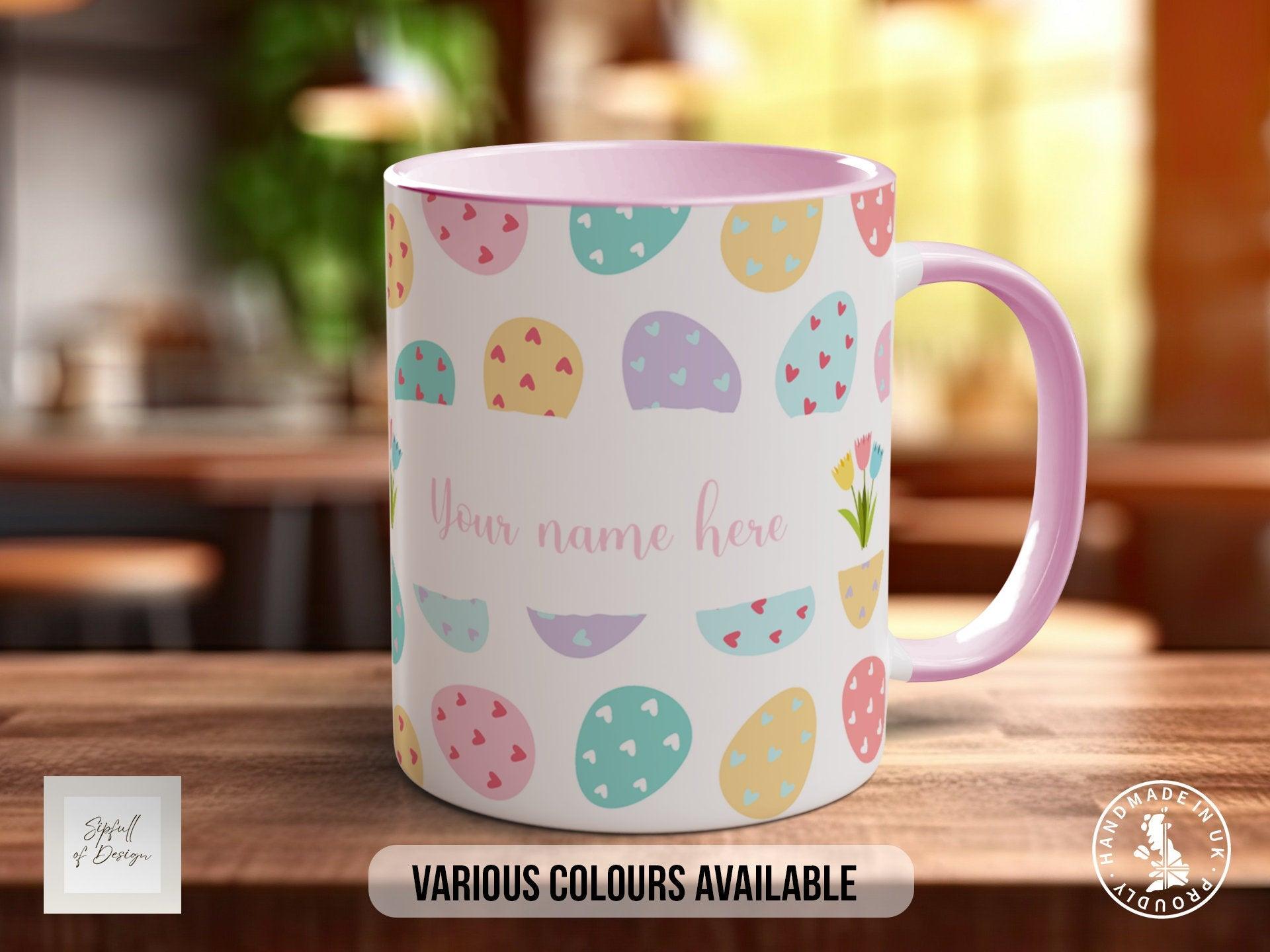 Easter Eggs Pastels Personalised Mug - Sipfull of Design