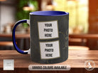 Dad Photo Frame Personalised Photo Gold Mug - Sipfull of Design