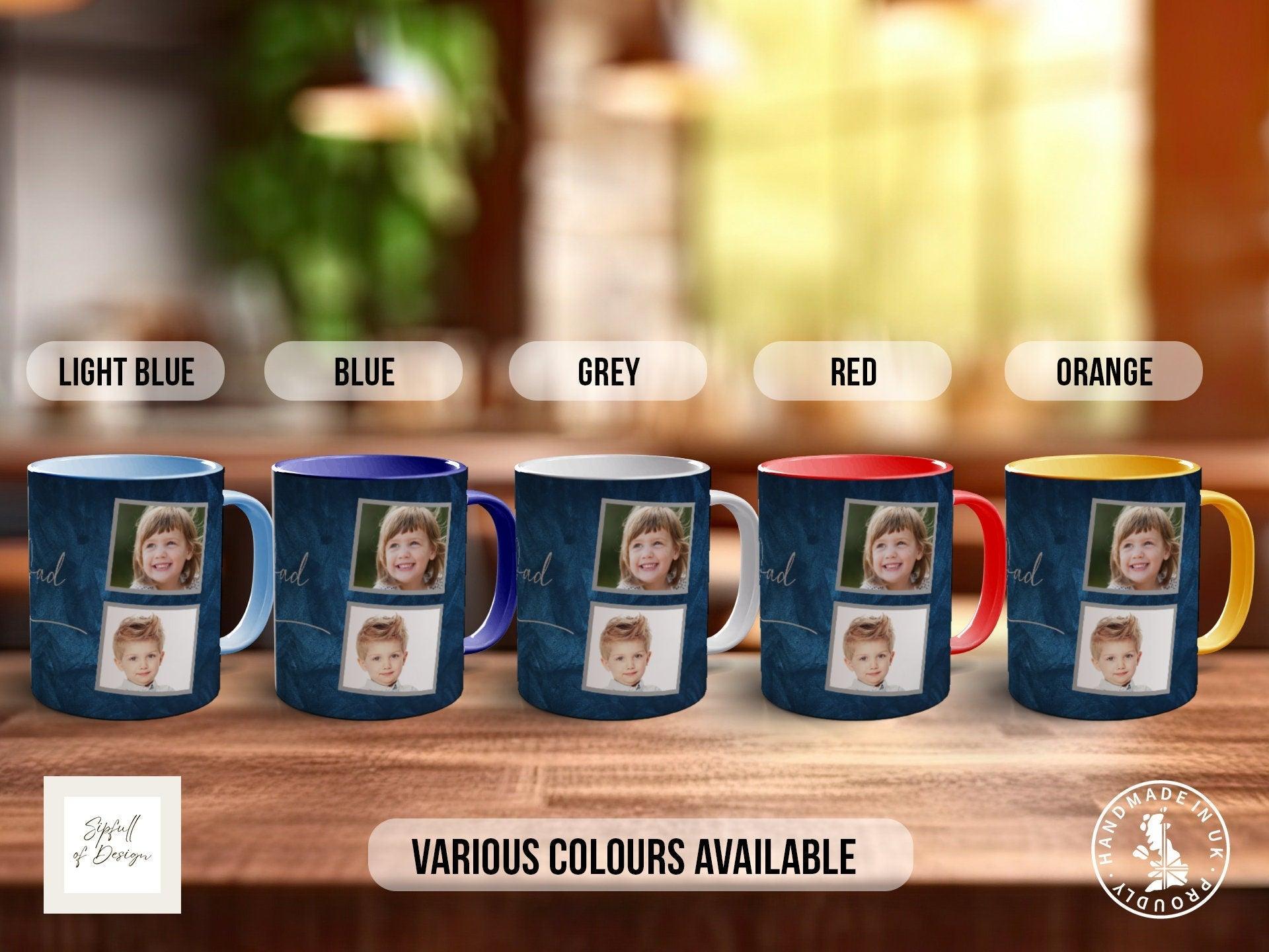 Dad Photo Frame Personalised Photo Mug - Sipfull of Design
