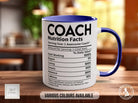 Coach Nutritional Facts Mug - Sipfull of Design