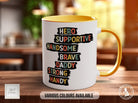 Hero Supportive Handsome Brave Daddy Strong Handy Mug - Sipfull of Design