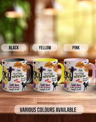 My Spooky Coloured Mug - Celebrate Halloween! - Sipfull of Design