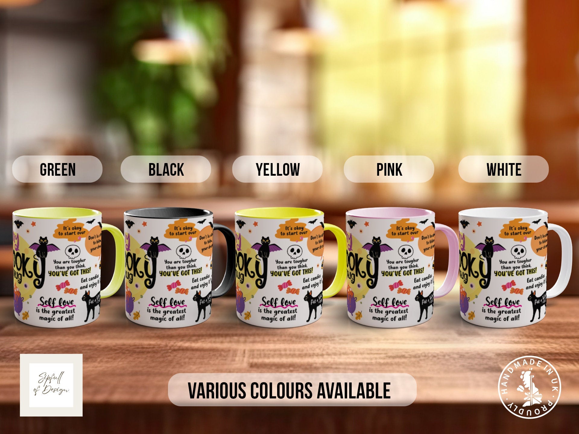My Spooky Coloured Mug - Celebrate Halloween!