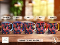 Birth Month Flowers Mug - June Rose and Honeysuckle - - Sipfull of Design