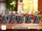 Birth Month Flowers Mug - December Narcissus and Holly - - Sipfull of Design