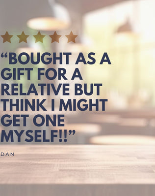 a table with a quote on it that says, bought as a gift for a