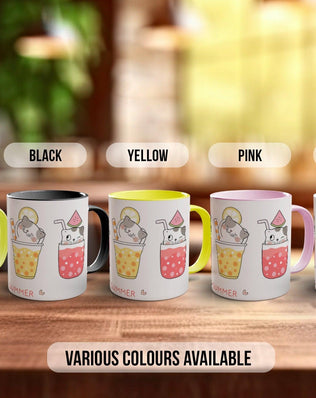 Cute Cats in smoothie cups Mug - Sipfull of Design