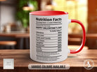 Valentines Funny Nutritional Facts Mug - Sipfull of Design
