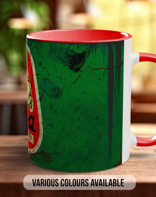 Castrol Oil Mugs Grungy - Multiple Colour Options Version 4 - Sipfull of Design